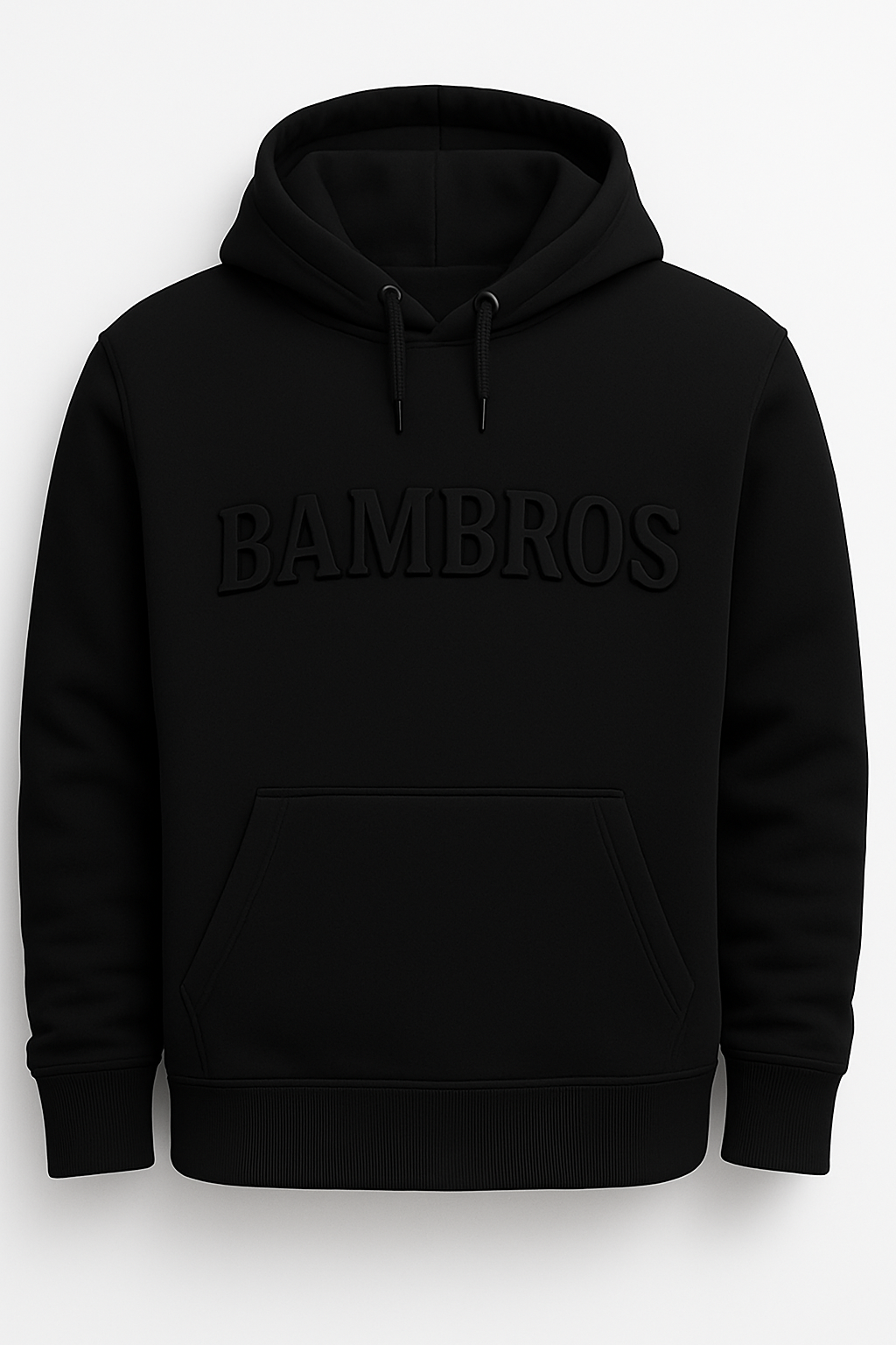 BamBros All-Black Hoodie – “Built Different” Edition