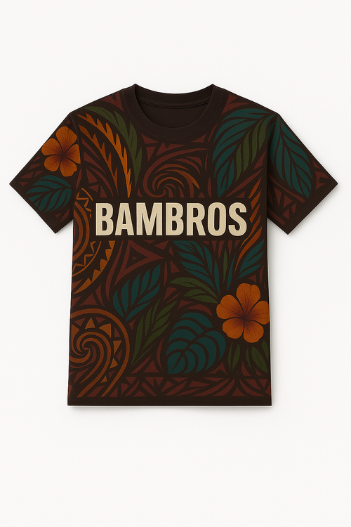 BAMBROS “Tribal Roots” Activewear Tee